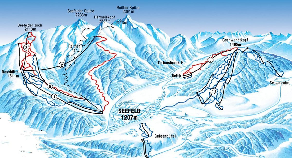 வரைபடம் seefeld ஆஸ்திரியா