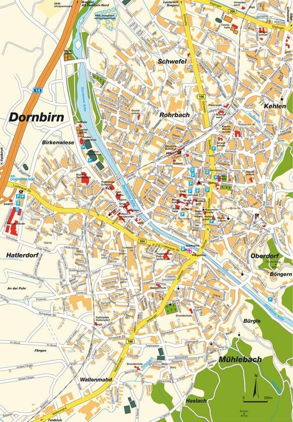 வரைபடம் dornbirn ஆஸ்திரியா