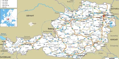 வரைபடம் ஆஸ்திரிய பாதை