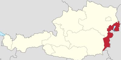 வரைபடம் burgenland ஆஸ்திரியா