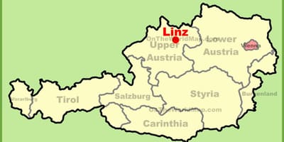 வரைபடம் linz, ஆஸ்திரியா