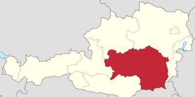 வரைபடம் steiermark ஆஸ்திரியா 